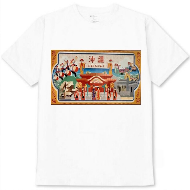 【沖縄県3】白Tシャツ 大人用