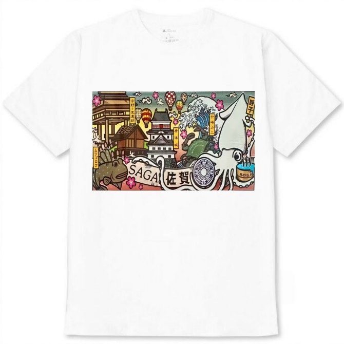 【佐賀県】白Tシャツ 大人用
