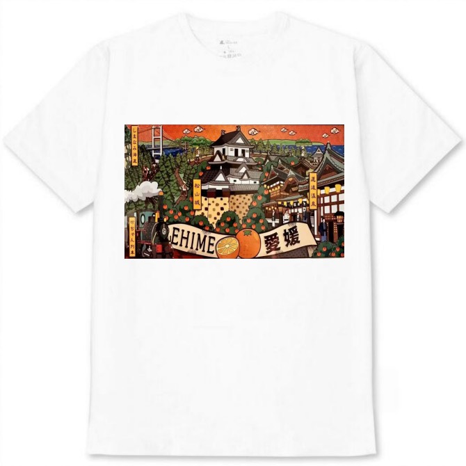 【愛媛県】白Tシャツ 大人用