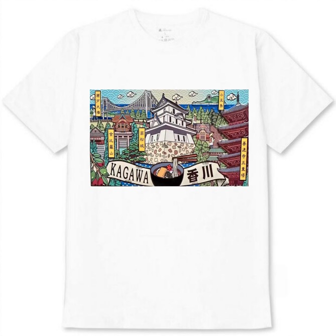 【香川県】白Tシャツ 大人用