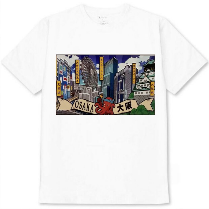 【大阪府3】白Tシャツ 大人用