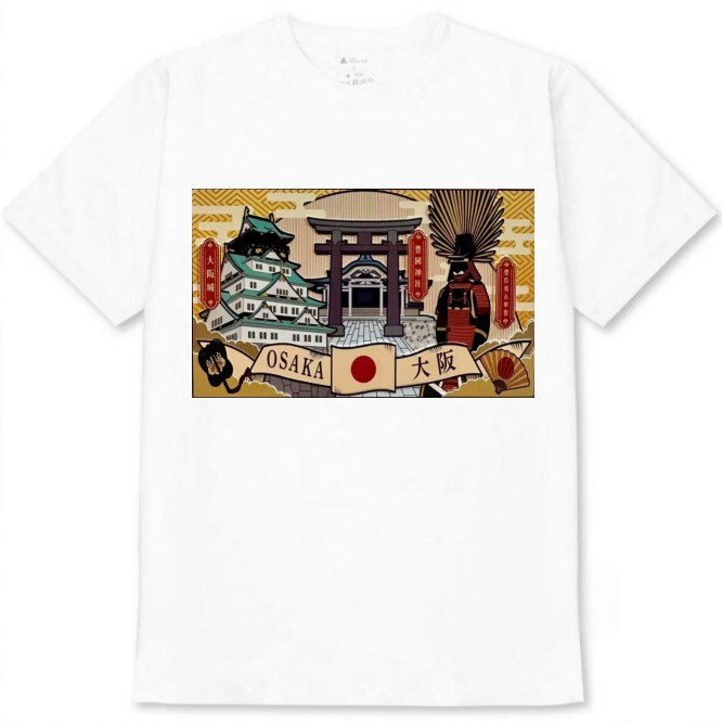 【大阪府2】白Tシャツ 大人用