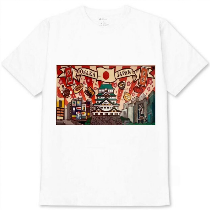 【大阪府】白Tシャツ 大人用