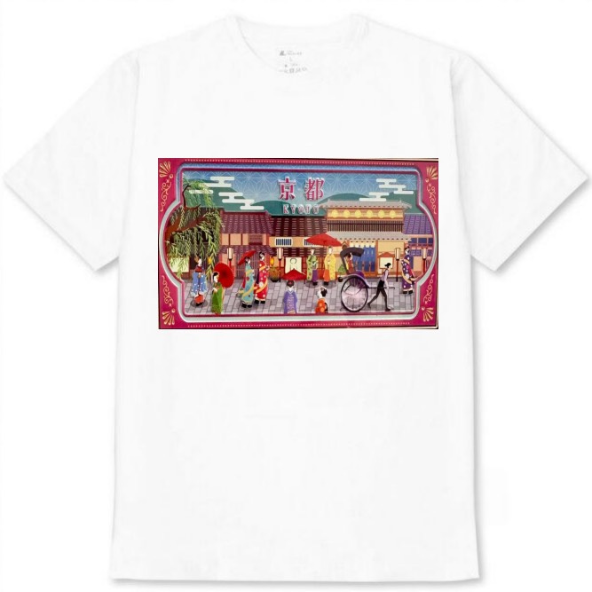 【京都府_祉園】白Tシャツ 大人用