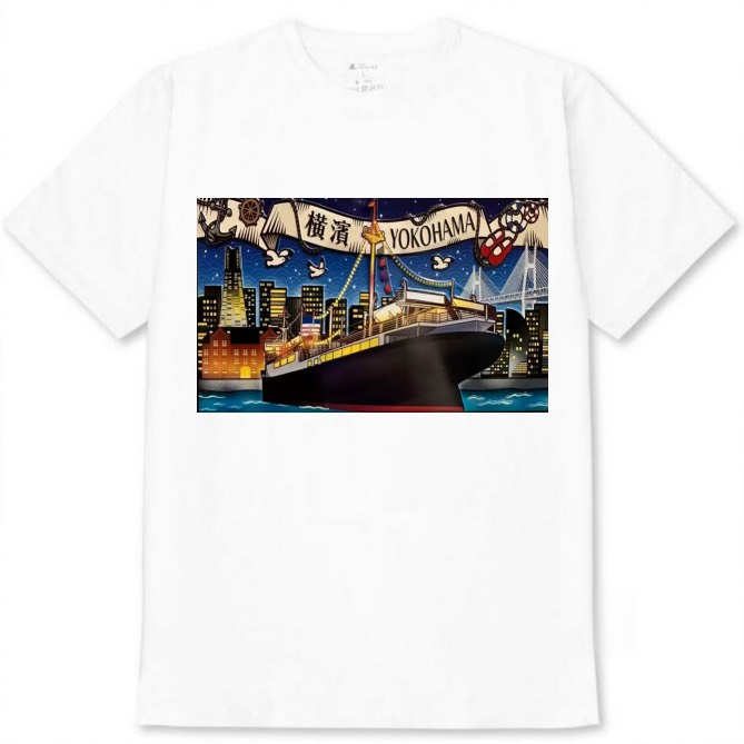 【神奈川県_横浜】白Tシャツ 大人用