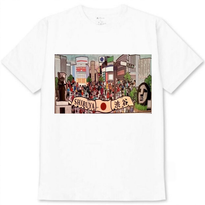 【東京都_渋谷】白Tシャツ 大人用