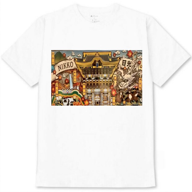 【栃木県_日光】白Tシャツ 大人用