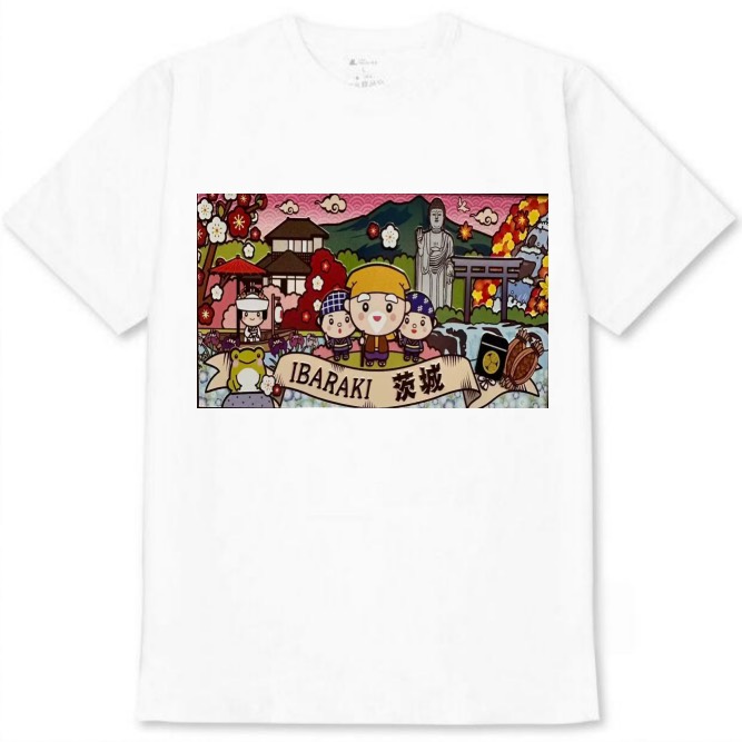 【茨城県】白Tシャツ 大人用