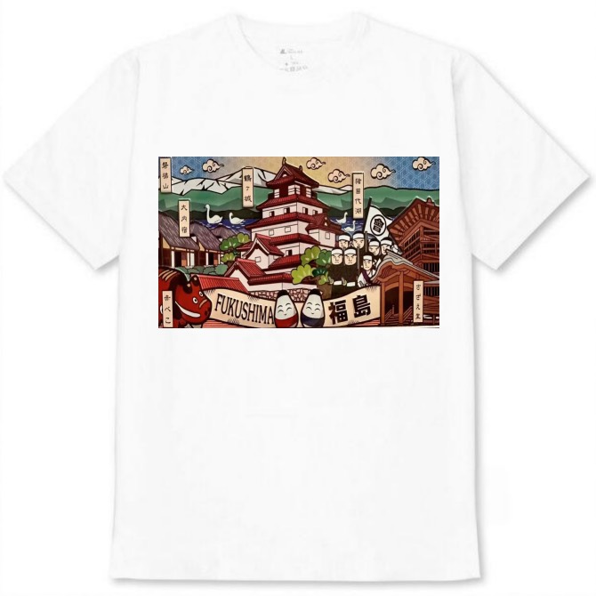 【福島県】白Tシャツ 大人用