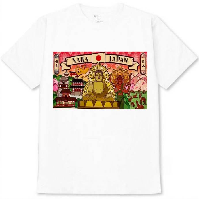 【奈良県】白Tシャツ 大人用