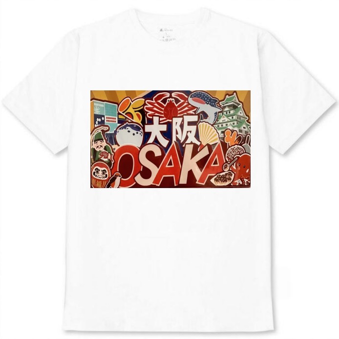 【大阪府4】白Tシャツ 大人用