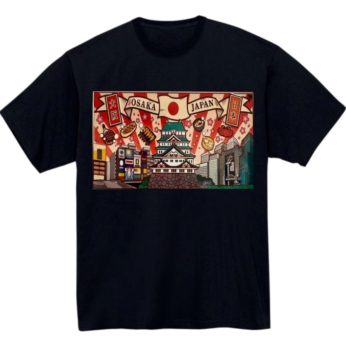 【大阪府】黒Tシャツ 大人用
